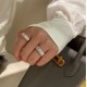 Ruif Jewelry 0.5ctx6pcs Lab Grown Diamond Ring 18k Yellow/White Gold Ring Jewelry for Party Gift Ruif Jewelry 0.5ctx6pcs Lab Grown Diamond Ring 18k Yellow/White Gold Ring Jewelry for Party Gift