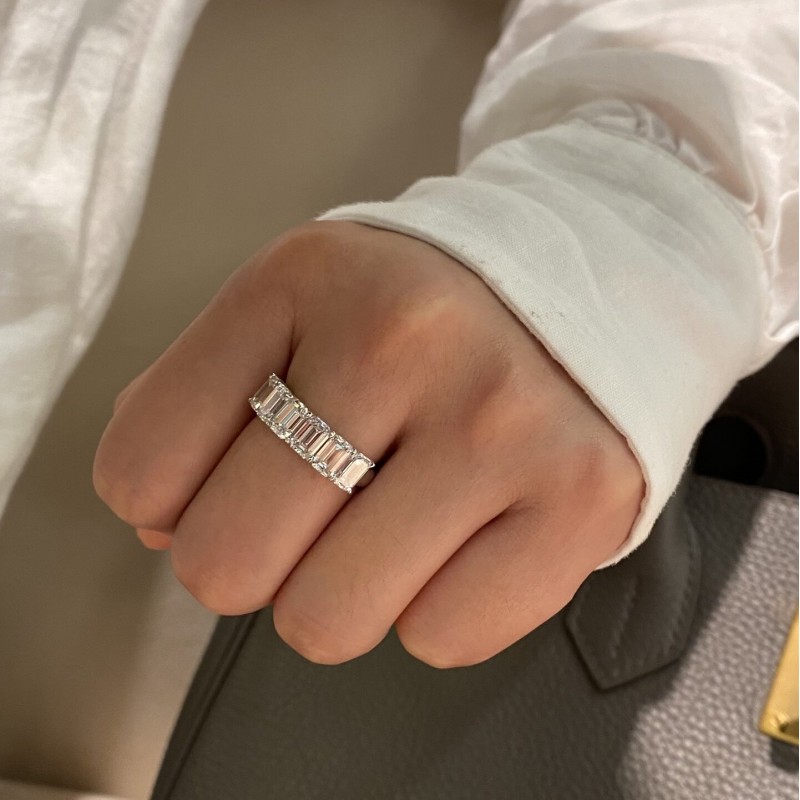 Ruif Jewelry 0.5ctx6pcs Lab Grown Diamond Ring 18k Yellow/White Gold Ring Jewelry for Party Gift Ruif Jewelry 0.5ctx6pcs Lab Grown Diamond Ring 18k Yellow/White Gold Ring Jewelry for Party Gift