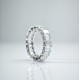Ruif Jewelry Customized 18k White Gold Emerald Cut 0.5ct Each Lab Grown Diamond Eternity Rings Engagement Wedding Band Rings Ruif Jewelry Customized 18k White Gold Emerald Cut 0.5ct Each Lab Grown Diamond Eternity Rings Engagement Wedding Band Rings