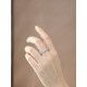 Ruif Jewelry Customized 18k White Gold Emerald Cut 0.5ct Each Lab Grown Diamond Eternity Rings Engagement Wedding Band Rings Ruif Jewelry Customized 18k White Gold Emerald Cut 0.5ct Each Lab Grown Diamond Eternity Rings Engagement Wedding Band Rings