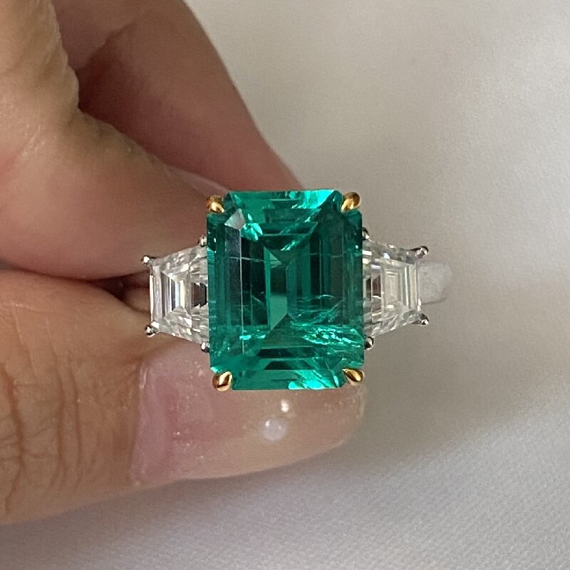 Pirmiana Big Size 27.77ct Hydrothermal Lab Grown Emeralds with Inclushions Like Natural Emerald Gemstone for Jewelry Making