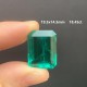 Pirmiana Big Size 18.45ct Emerald Cut 19.5x14.5mm Lab Grown Emeralds with Inclushions Like Natural Emerald Gemstone for Jewelry Making