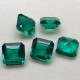 Ruif Jewelry Handmade Hydrothermal Lab Grown Emeralds Asscher Cut Colombian Vivid Green Precious Stone for Jewelry Making