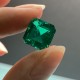 Ruif Jewelry Handmade Hydrothermal Lab Grown Emeralds Asscher Cut Colombian Vivid Green Precious Stone for Jewelry Making