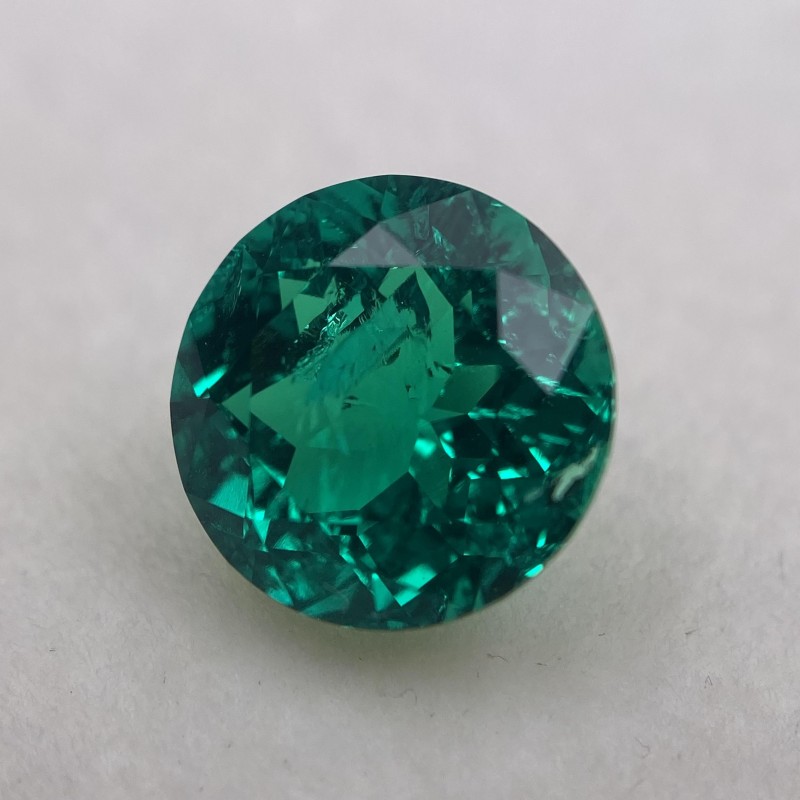 Ruif Jewelry Columbia Color Lab Grown Emerald Hand Made Gemstone for Jewelry Rings Earrings Making