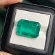 Pirmiana Big Size 28.85ct Hydrothermal Lab Grown Emeralds with Inclushions Like Natural Emerald Gemstone for Jewelry Making