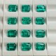 Ruif Jewelry 1.0--5.5ct Emerald Cut Columbia Color Hydrothermal Lab Grown Emeralds Loose Gemstone for Diy Jewelry Making