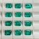 Ruif Jewelry 1.0--5.0ct Emerald Cut Columbia Color Hydrothermal Lab Grown Emeralds Loose Gemstone for Diy Jewelry Making