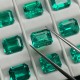 Ruif Jewelry 1.0--5.0ct Emerald Cut Columbia Color Hydrothermal Lab Grown Emeralds Loose Gemstone for Diy Jewelry Making