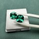 Ruif Hand Made Hydrothermal Lab Grown Emerald Popular Cushion Cut Loose Gemstone for Jewelry Design