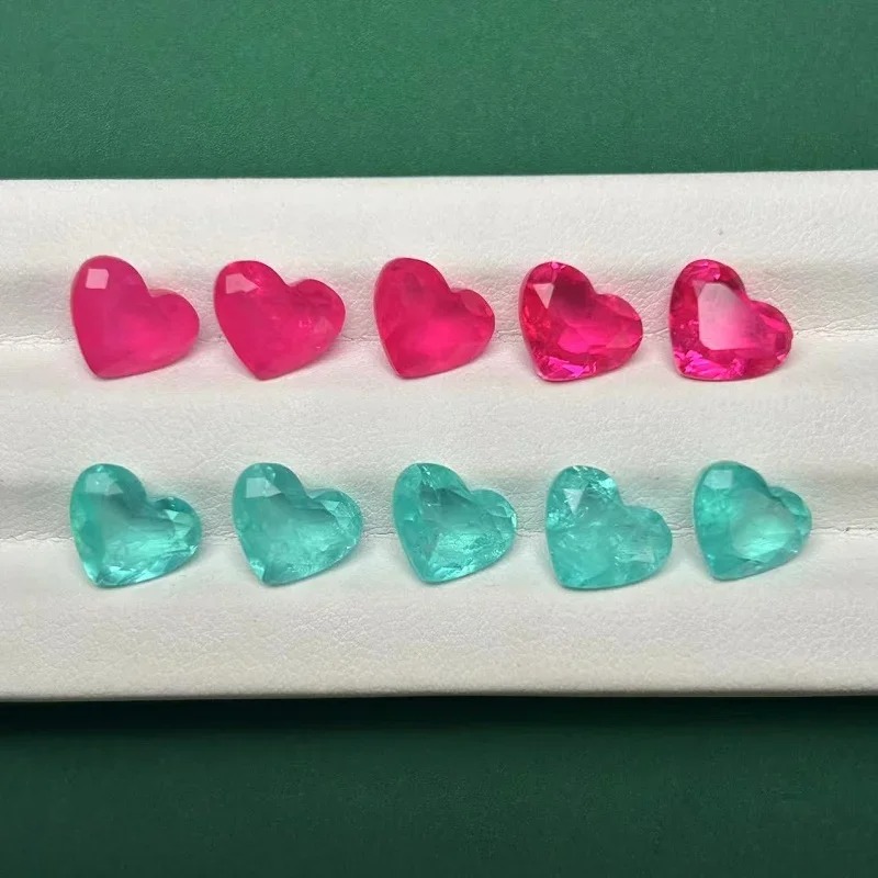 Pirmiana Wholesale Price Fusion Stone Heart Shape 18x18mm Loose Gemstones For DIY Jewelry Making Pirmiana Wholesale Price Fusion Stone Heart Shape 18x18mm Loose Gemstones For DIY Jewelry Making