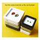  Ruif Plastic Loose Diamond Gem Box Jewelry Ring Face Acrylic Transparent Sample Storage Display Color Treasure Bare Stone Box