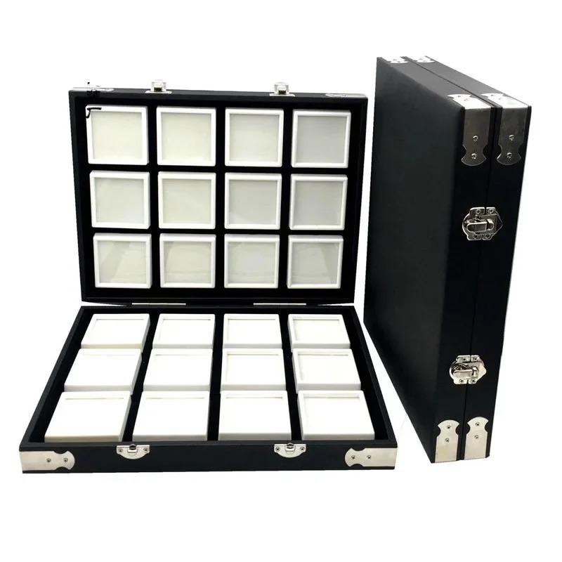 Ruif Jewelry Premium Jewelry Display Box with Clear Acrylic Tray Stylish for Loose Diamonds and Gemstones Ruif Jewelry Premium Jewelry Display Box with Clear Acrylic Tray Stylish for Loose Diamonds and Gemstones