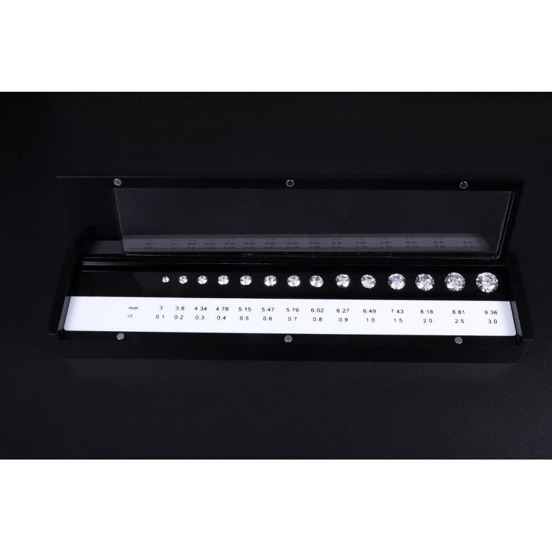 Ruif High Quality Diamond Dealer Tools Contrast Loose Gemstone Master Stone Sets Shape Carat Weight and Color Grade Ruif High Quality Diamond Dealer Tools Contrast Loose Gemstone Master Stone Sets Shape Carat Weight and Color Grade