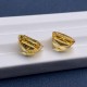  RUIF Jewelry Radiant Cut Golden Yellow Color Crushed Ice Cutting Cubic Zirconia Stone High Carbon Diamond Loose CZ for Jewelry Making