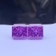  RUIF Jewelry Radiant Cut Purple Color Crushed Ice Cutting Cubic Zirconia Stone High Carbon Diamond Loose CZ for Jewelry Making