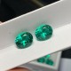 Ruif Jewelry Oval Brilliant Cut 1.0-12ct Hydrothermal Lab Grown Columbian Green Emerald Hand Made Gemstone for Jewelry