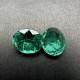 Ruif Jewelry Oval Brilliant Cut 1.0-12ct Hydrothermal Lab Grown Columbian Green Emerald Hand Made Gemstone for Jewelry