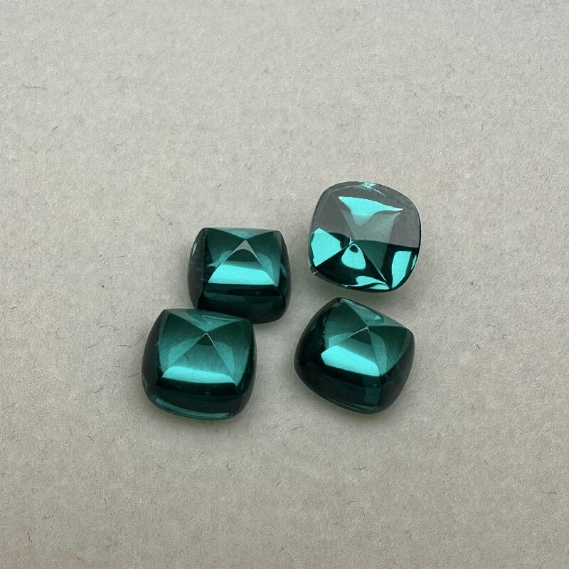 Ruif Jewelry New Fashion Paraiba Color Lab Grown Sapphire Sugar Loaf Loose Gemstone for Jewelry Making