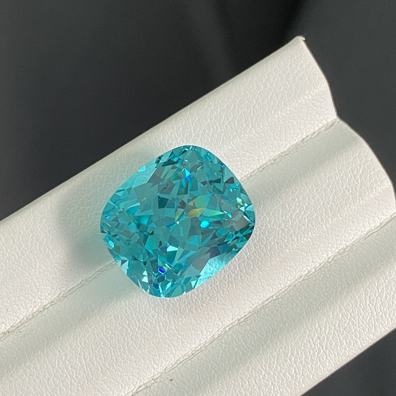 Ruif Jewelry New Fashion Elongated Cushion Lab Grown Paraiba Sapphire Loose Gemstone for Diy Jewelry Making Ruif Jewelry New Fashion Elongated Cushion Lab Grown Paraiba Sapphire Loose Gemstone for Diy Jewelry Making