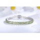 Ruif Jewelry Classic Design Olive S925 Silver 8.98ct Natural Peridot Oval Shape 3x5mm Bracelet Gemstone Jewelry Ruif Jewelry Classic Design Olive S925 Silver 8.98ct Natural Peridot Oval Shape 3x5mm Bracelet Gemstone Jewelry
