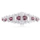 Ruif Jewelry Classic Design S925 Silver 8.06ct Natural Garnet Oval Shape Bracelet Gemstone Jewelry Ruif Jewelry Classic Design S925 Silver 8.06ct Natural Garnet Oval Shape Bracelet Gemstone Jewelry