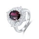 Ruif Jewelry Classic Design S925 Silver 3.28ct Natural Garnet Ring Gemstone Jewelry Ruif Jewelry Classic Design S925 Silver 3.28ct Natural Garnet Ring Gemstone Jewelry