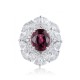 Ruif Jewelry Classic Design S925 Silver 3.81ct Natural Garnet Ring Gemstone Jewelry Ruif Jewelry Classic Design S925 Silver 3.81ct Natural Garnet Ring Gemstone Jewelry