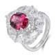 Ruif Jewelry Classic Design S925 Silver 3.81ct Natural Garnet Ring Gemstone Jewelry Ruif Jewelry Classic Design S925 Silver 3.81ct Natural Garnet Ring Gemstone Jewelry