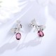 Ruif Jewelry Classic Design S925 Silver 2.5ct Natural Garnet/2.61ct Natural Peridot Earrings Gemstone Jewelry Ruif Jewelry Classic Design S925 Silver 2.5ct Natural Garnet/2.61ct Natural Peridot Earrings Gemstone Jewelry