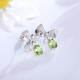 Ruif Jewelry Classic Design S925 Silver 2.5ct Natural Garnet/2.61ct Natural Peridot Earrings Gemstone Jewelry Ruif Jewelry Classic Design S925 Silver 2.5ct Natural Garnet/2.61ct Natural Peridot Earrings Gemstone Jewelry
