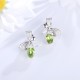 Ruif Jewelry Classic Design S925 Silver 2.5ct Natural Garnet/2.61ct Natural Peridot Earrings Gemstone Jewelry Ruif Jewelry Classic Design S925 Silver 2.5ct Natural Garnet/2.61ct Natural Peridot Earrings Gemstone Jewelry