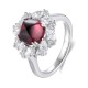 Ruif Jewelry Classic Design S925 Silver 3.32ct Natural Garnet Ring Gemstone Jewelry Ruif Jewelry Classic Design S925 Silver 3.32ct Natural Garnet Ring Gemstone Jewelry