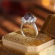 Ruif Jewelry Classic Design S925 Silver 3.32ct Natural Garnet Ring Gemstone Jewelry Ruif Jewelry Classic Design S925 Silver 3.32ct Natural Garnet Ring Gemstone Jewelry