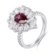 Ruif Jewelry Classic Design S925 Silver 1.345ct Natural Garnet Ring Gemstone Jewelry Ruif Jewelry Classic Design S925 Silver 1.345ct Natural Garnet Ring Gemstone Jewelry