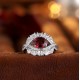 Ruif Jewelry Classic Design S925 Silver 2.56ct Natural Garnet Ring Gemstone Jewelry Ruif Jewelry Classic Design S925 Silver 2.56ct Natural Garnet Ring Gemstone Jewelry