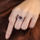Ruif Jewelry Classic Design S925 Silver 2.56ct Natural Garnet Ring Gemstone Jewelry Ruif Jewelry Classic Design S925 Silver 2.56ct Natural Garnet Ring Gemstone Jewelry