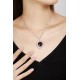 Ruif Jewelry Classic Design S925 Silver 18.68ct Natural Garnet Necklace Gemstone Jewelry Ruif Jewelry Classic Design S925 Silver 18.68ct Natural Garnet Necklace Gemstone Jewelry