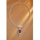 Ruif Jewelry Classic Design S925 Silver 20.35ct Natural Garnet Necklace Gemstone Jewelry Ruif Jewelry Classic Design S925 Silver 20.35ct Natural Garnet Necklace Gemstone Jewelry