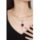Ruif Jewelry Classic Design S925 Silver 20.35ct Natural Garnet Necklace Gemstone Jewelry Ruif Jewelry Classic Design S925 Silver 20.35ct Natural Garnet Necklace Gemstone Jewelry