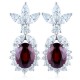 Ruif Jewelry Classic Design S925 Silver 7.71ct Natural Garnet Earrings Gemstone Jewelry Ruif Jewelry Classic Design S925 Silver 7.71ct Natural Garnet Earrings Gemstone Jewelry