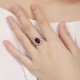 Ruif Jewelry Classic Design S925 Silver 3.26ct Natural Garnet Ring Gemstone Jewelry Ruif Jewelry Classic Design S925 Silver 3.26ct Natural Garnet Ring Gemstone Jewelry