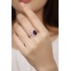 Ruif Jewelry Classic Design S925 Silver 3.26ct Natural Garnet Ring Gemstone Jewelry Ruif Jewelry Classic Design S925 Silver 3.26ct Natural Garnet Ring Gemstone Jewelry