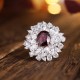 Ruif Jewelry Classic Design S925 Silver 4.04ct Natural Garnet Ring Gemstone Jewelry Ruif Jewelry Classic Design S925 Silver 4.04ct Natural Garnet Ring Gemstone Jewelry