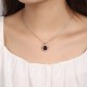 Ruif Jewelry Classic Design S925 Silver 4.06ct Natural Garnet Necklace Gemstone Jewelry
