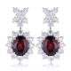 Ruif Jewelry Classic Design S925 Silver 9.3ct Natural Garnet Earrings Gemstone Jewelry Ruif Jewelry Classic Design S925 Silver 9.3ct Natural Garnet Earrings Gemstone Jewelry
