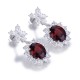 Ruif Jewelry Classic Design S925 Silver 9.3ct Natural Garnet Earrings Gemstone Jewelry Ruif Jewelry Classic Design S925 Silver 9.3ct Natural Garnet Earrings Gemstone Jewelry