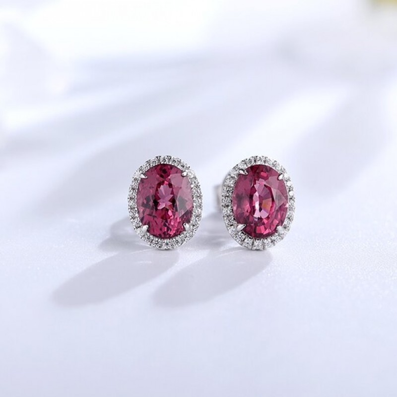Ruif Jewelry Classic Design S925 Silver 2.295ct/2.85ct Natural Garnet Earrings/Necklace Gemstone Jewelry Ruif Jewelry Classic Design S925 Silver 2.295ct/2.85ct Natural Garnet Earrings/Necklace Gemstone Jewelry