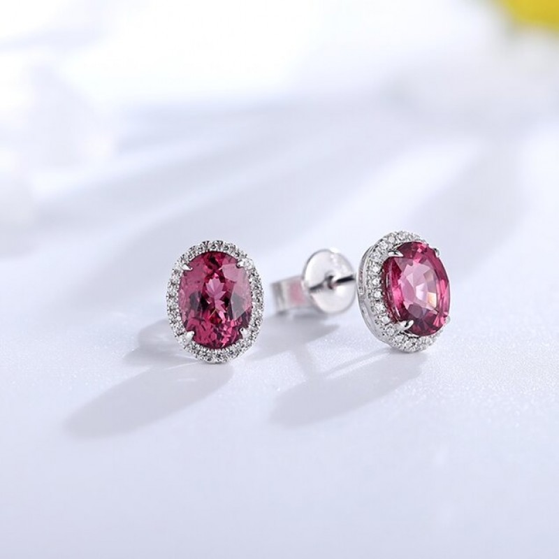 Ruif Jewelry Classic Design S925 Silver 2.295ct/2.85ct Natural Garnet Earrings/Necklace Gemstone Jewelry Ruif Jewelry Classic Design S925 Silver 2.295ct/2.85ct Natural Garnet Earrings/Necklace Gemstone Jewelry