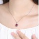Ruif Jewelry Classic Design S925 Silver 2.295ct/2.85ct Natural Garnet Earrings/Necklace Gemstone Jewelry Ruif Jewelry Classic Design S925 Silver 2.295ct/2.85ct Natural Garnet Earrings/Necklace Gemstone Jewelry